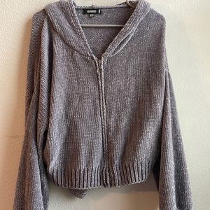 Misguided knit hoodie